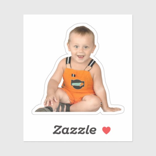 カスタム切り出し写真 シール (シート)