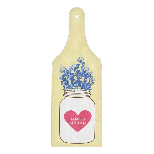 カスタム切断板(ブルーボネット) カッティングボード (正面)