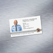 カスタム刑務所写真刑務所のロゴ マグネット名刺 (インサイチュ)