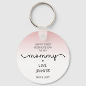 カスタム初のお母さんの日新しいママの形見の贈り物 キーホルダー (正面)