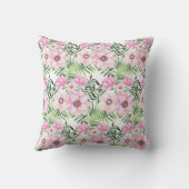 カスタム初の聖なる聖餐式かわいい茶色の髪の少女 クッション (裏面)