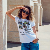 カスタム創立10周年記念11写真結婚コラージュ Tシャツ