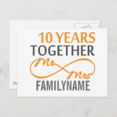 カスタム創立10周年記念 ポストカード (正面/裏面)