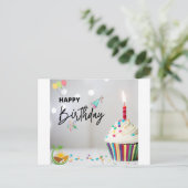 カスタム創造:パーソナライズされた誕生日カードのみ インビテーションポストカード (スタンド正面)