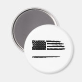 カスタム動揺して旗 マグネット (正面/裏面)