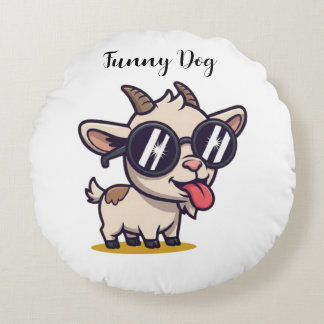 カスタム動物の枕USA - パーソナライズされた Pet ラウンドクッション