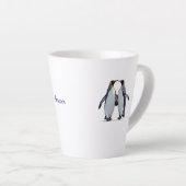 カスタム動物両面画像ラテマグテンプレート カフェラテマグ (右アングル)