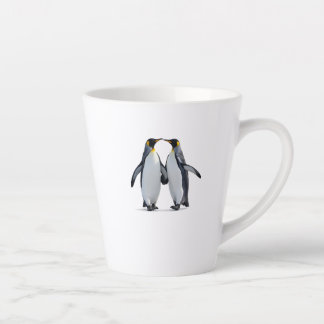カスタム動物両面画像ラテマグテンプレート カフェラテマグ