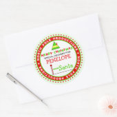 カスタム北極プロダクションズギフトラベル ラウンドシール (封筒)