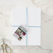 カスタム北極新聞クリスマス写真 ギフトタグ (より糸付き)