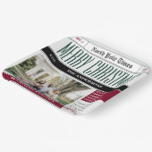 カスタム北極新聞クリスマス写真 ペーパープレート (傾斜あり)