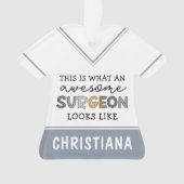 カスタム医おもしろい素晴らし医 オーナメント (正面)