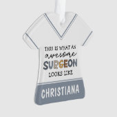 カスタム医おもしろい素晴らし医 オーナメント (正面)