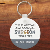 カスタム医おもしろい素晴らし医 キーホルダー (正面)