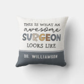 カスタム医おもしろい素晴らし医 クッション (裏面)