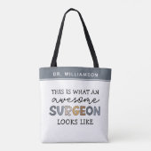 カスタム医おもしろい素晴らし医 トートバッグ (裏面)