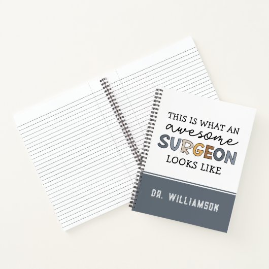 カスタム医おもしろい素晴らし医 ノートブック (内部)