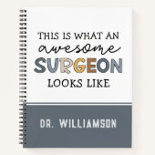 カスタム医おもしろい素晴らし医 ノートブック (正面)