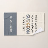 カスタム医おもしろい素晴らし医 ハンドタオル (ハンドタオル)