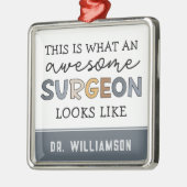 カスタム医おもしろい素晴らし医 メタルオーナメント (左)