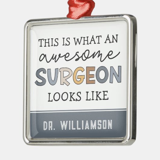 カスタム医おもしろい素晴らし医 メタルオーナメント (左)