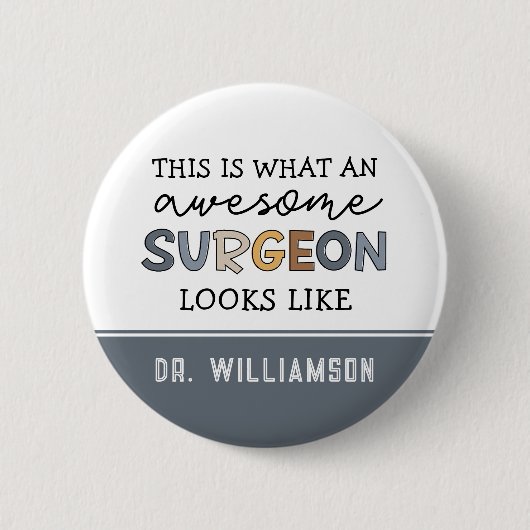 カスタム医おもしろい素晴らし医 缶バッジ (正面)