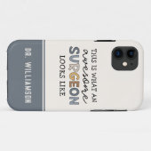 カスタム医おもしろい素晴らし医 Case-Mate iPhoneケース (裏面(横))