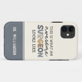 カスタム医おもしろい素晴らし医 Case-Mate iPhoneケース (裏面(横))