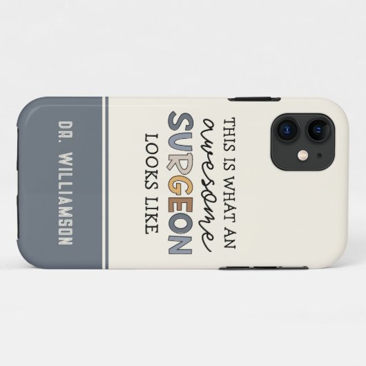 カスタム医おもしろい素晴らし医 Case-Mate iPhoneケース (裏面(横))