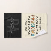 カスタム医のPAおもしろいギフト ハンドタオル (ハンドタオル)