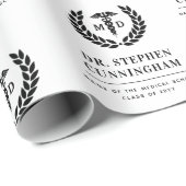 カスタム医学医科医科修士課程 ラッピングペーパー (ロールコーナー)