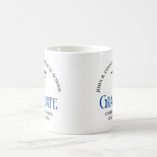 カスタム医学校卒業記念 コーヒーマグカップ (中央)