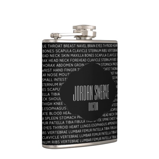 カスタム医学用語 フラスク (右)