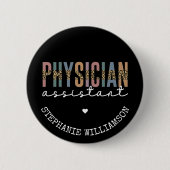 カスタム医師補助医師PA 缶バッジ (正面)