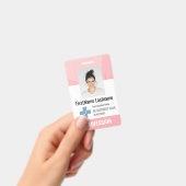 カスタム医師、ナース、保健助手の写真ID バッジ (手持ち)