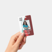 カスタム医師ID従業員名 バッジ (手持ち)