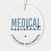 カスタム医療助手 |臨床アシスタント セラミックオーナメント (左)