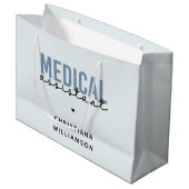 カスタム医療助手 |臨床アシスタント ラージペーパーバッグ (正面アングル)
