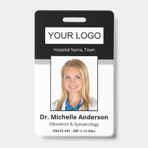 カスタム医療従業員の黒人写真の身元