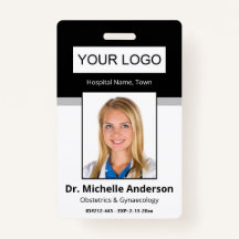 カスタム医療従業員の黒人写真の身元