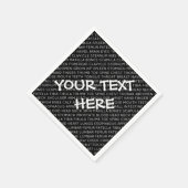 カスタム医療用語ナプキン スタンダードカクテルナプキン (角)