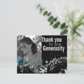 カスタム卒業サンキューカード ポストカード (スタンド正面)