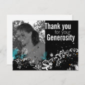 カスタム卒業サンキューカード ポストカード (正面/裏面)