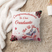 カスタム卒業バラアンドヒール装飾用クッション クッション (ブランケット)