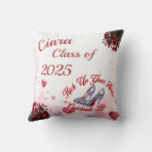 カスタム卒業バラアンドヒール装飾用クッション クッション (裏面)