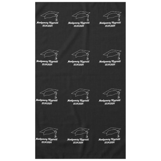 カスタム卒業パーティーのテーブルクロス テーブルクロス (正面)