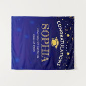 カスタム卒業パーティー2025年12月、パーティー背景 タペストリー (正面(横))