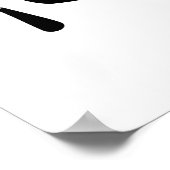 カスタム卒業ポートレート | 印刷可能な個人用設定 ポスター (角)