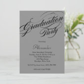 カスタム卒業党招待状 招待状 (スタンド正面)