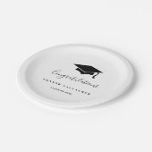 カスタム卒業党紙プレート ペーパープレート (アングル)